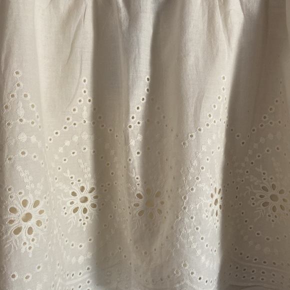 Torrid Women’s Ivory Eyelet Mini Skirt Size 3X Plus Size 100% Cotton - Picture 3 of 5